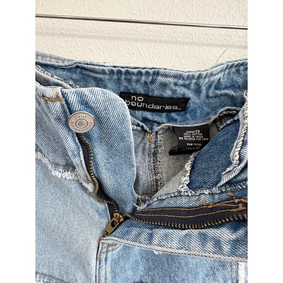 Y2K No Boundaries Patchwork Jeans size 13 - Picture 10 of 16